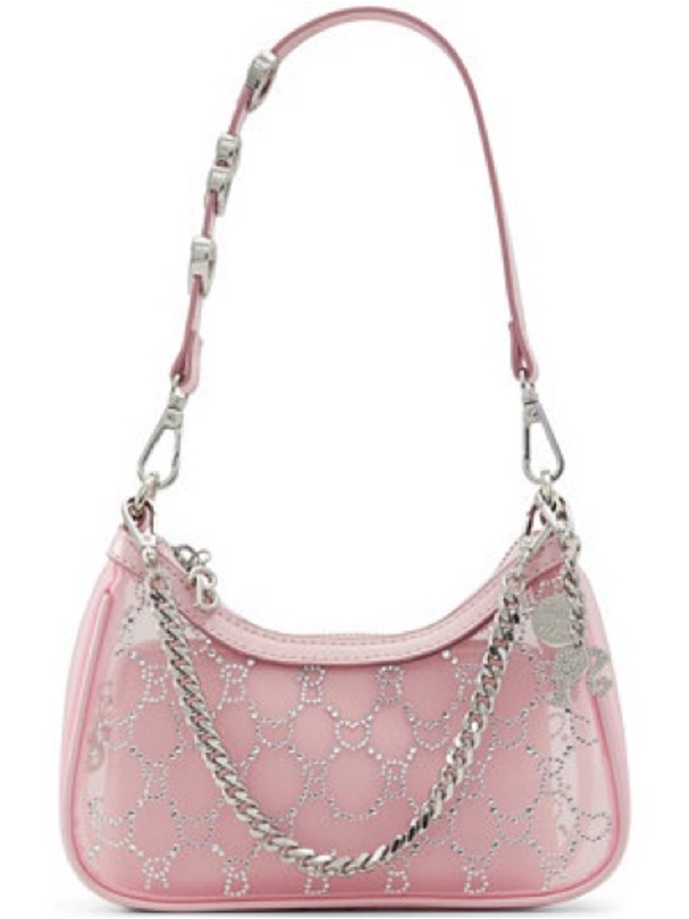 Aldo x Barbie Pink Shoulder Bag with Silver Chain